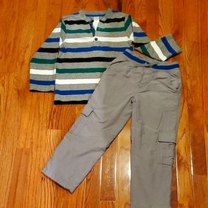 Gymboree set..cargo pants and top